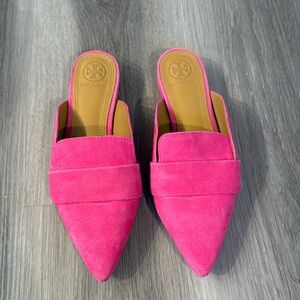 Tory Burch Rosalind Mule Size 5 Crazy Pink